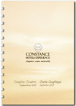 Constance Hotels Experience Graphic Charter