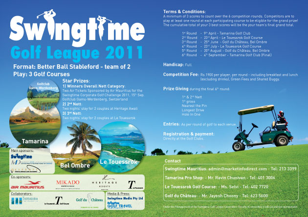 Swingtime Corporate Golf Challenge 2011